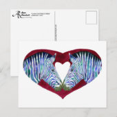 "Liefde is niet zwart en wit" Briefkaart (Voorkant / Achterkant)