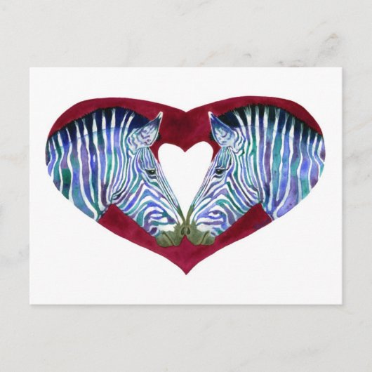 "Liefde is niet zwart en wit" Briefkaart (Voorkant)