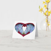 "Liefde is niet zwart en wit" Opmerking Kaart (Gele Bloem)