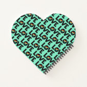 Liefde is nooit de verkeerde regenboog LGBTQ pride Notitieboek (Achterkant)