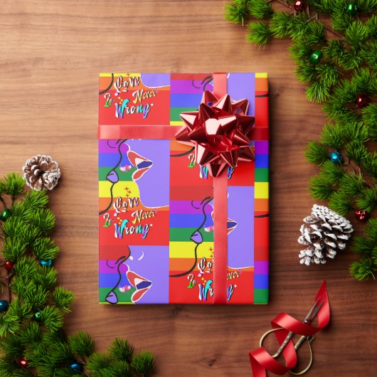 Liefde is nooit een verkeerde trots cadeaupapier (Feestdagen Geschenken)