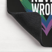 Liefde is nooit verkeerd Pride Month LGBT Muismat (Hoek)