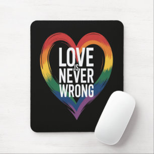 Liefde is nooit verkeerd Pride Month LGBT Muismat