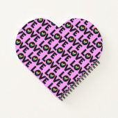 Liefde is nooit verkeerd regenboog LGBTQ Pride maa Notitieboek (Achterkant)