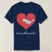 Liefde is om ons heen t-shirt (Design voorkant)