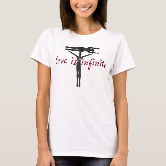 Liefde is oneindig t-shirt (Voorkant)