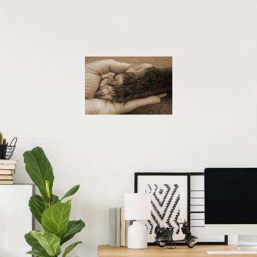 Liefde is onvoorwaardelijk poster (Thuiskantoor)