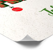 Liefde is onze traditie - aangepaste familie Kerst Poster (Hoek)