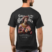 Liefde is onze ware romance t-shirt (Achterkant)