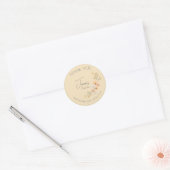 Liefde is op Bloom Wedding Shower stickers (Envelop)