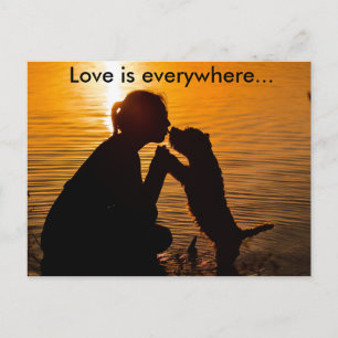 Liefde is overal - Briefkaart