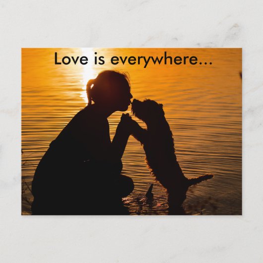 Liefde is overal - Briefkaart (Voorkant)