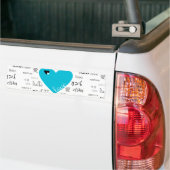 Liefde is overal bumpersticker (Op Truck)