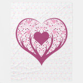 Liefde is overal. fleece deken (Voorkant)