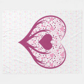 Liefde is overal. fleece deken (Voorkant (Horizontaal))