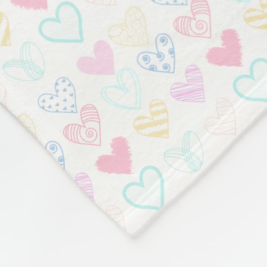 Liefde is overal. fleece deken (Hoek)