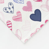 Liefde is overal. fleece deken (Hoek)