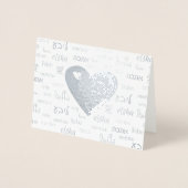 Liefde is overal folie kaarten (Voorkant)