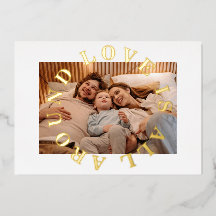 Liefde is overal rond foto kerst