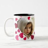 Liefde is overal tweekleurige koffiemok (Links)