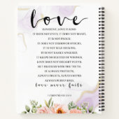 Liefde is patiënt, 1 Corinthians 13:4-8 Notitieboek (Achterkant)