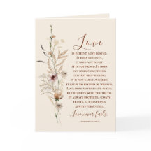 Liefde is Patiënt Bijbel Bruiloft Gefeliciteerd