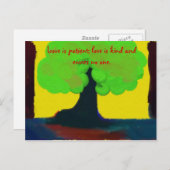 Liefde is patiënt briefkaart (Voorkant / Achterkant)