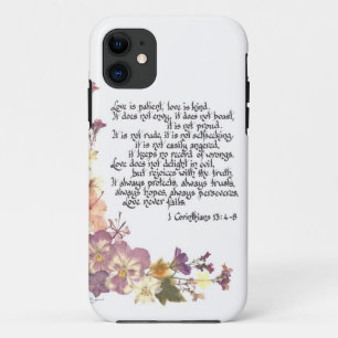 Liefde is patiënt iPhone 11 hoesje