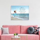 Liefde is patiënt Corinthians Canvas Afdruk (Insitu (Woonkamer))