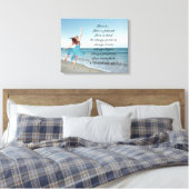 Liefde is patiënt Corinthians Canvas Afdruk (Insitu (Slaapkamer))