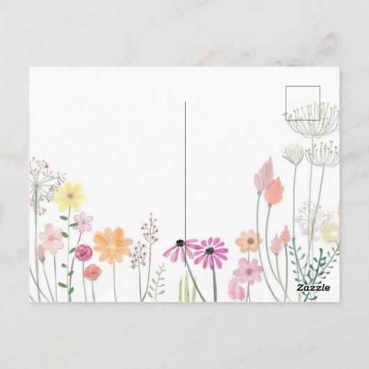 Liefde is patiënt in rood briefkaart (Achterkant)