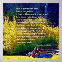 Liefde is patiënt: koppel in het park