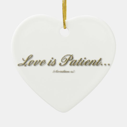 Liefde is patiënt, liefde is een soort ornament (Voorkant)
