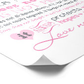 Liefde is Patiënt, Liefde is gek - 1 Corinthians 1 Poster (Hoek)