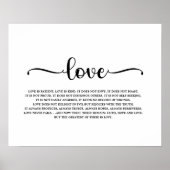 Liefde is Patiënt, Liefde is vriendelijk, Liefde,  Poster (Voorkant)