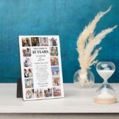 Liefde is Patiënt Milestone Jubileum Foto Fotoplaat (Zijkant)