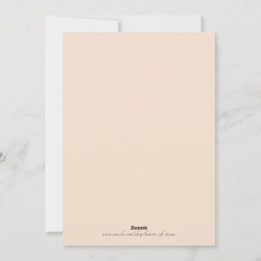 Liefde is patiënt platte kaart (Achterkant)