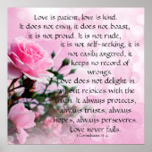 Liefde is patiënt poster (Voorkant)