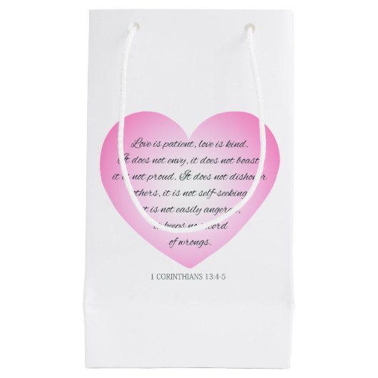 Liefde is Patiënt Quote Valentijn | Cadeautasje (Voorkant)