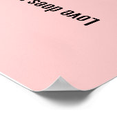 Liefde is Patiënt Scramble Roze unframed of framed Poster (Hoek)