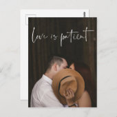 Liefde is Patiëntenweddenschap na Briefkaart veran (Voorkant / Achterkant)