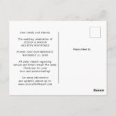 Liefde is Patiëntenweddenschap na Briefkaart veran (Achterkant)