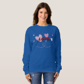 Liefde is Poëzie Schattige Romantisch design Trui (Voorkant volledig)