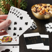 Liefde is pokerkaarten (Insitu)