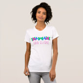 Liefde is polyseksuele vlinder t-shirt (Voorkant volledig)