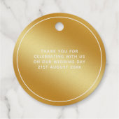 Liefde Is Poppin - Trouw Bruidsfeest Bedankt Bedankjes Labels (Achterkant)