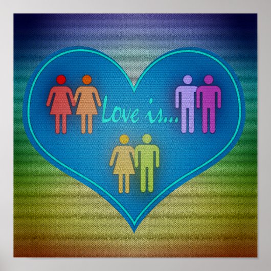 Liefde is... poster (Voorkant)