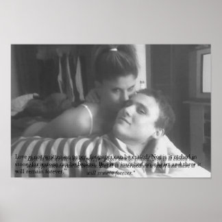 liefde is... poster
