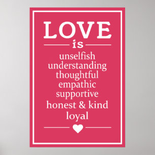 Liefde is ... poster