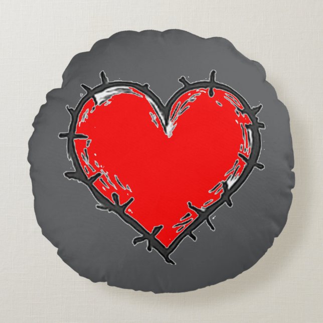 Liefde is rond kussen (Voorkant)